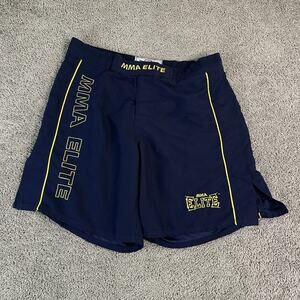 MMA Elite Shorts Mens Large MMA Training Fight Grappling Polyester Gear